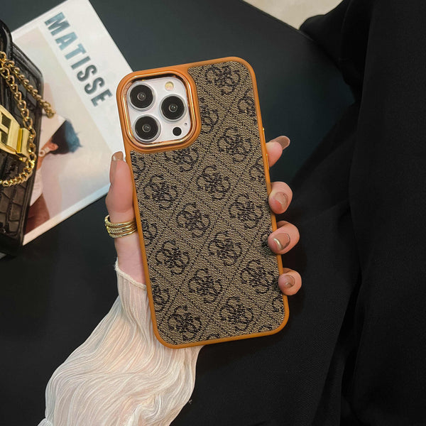Yellow Guess iPhone Case